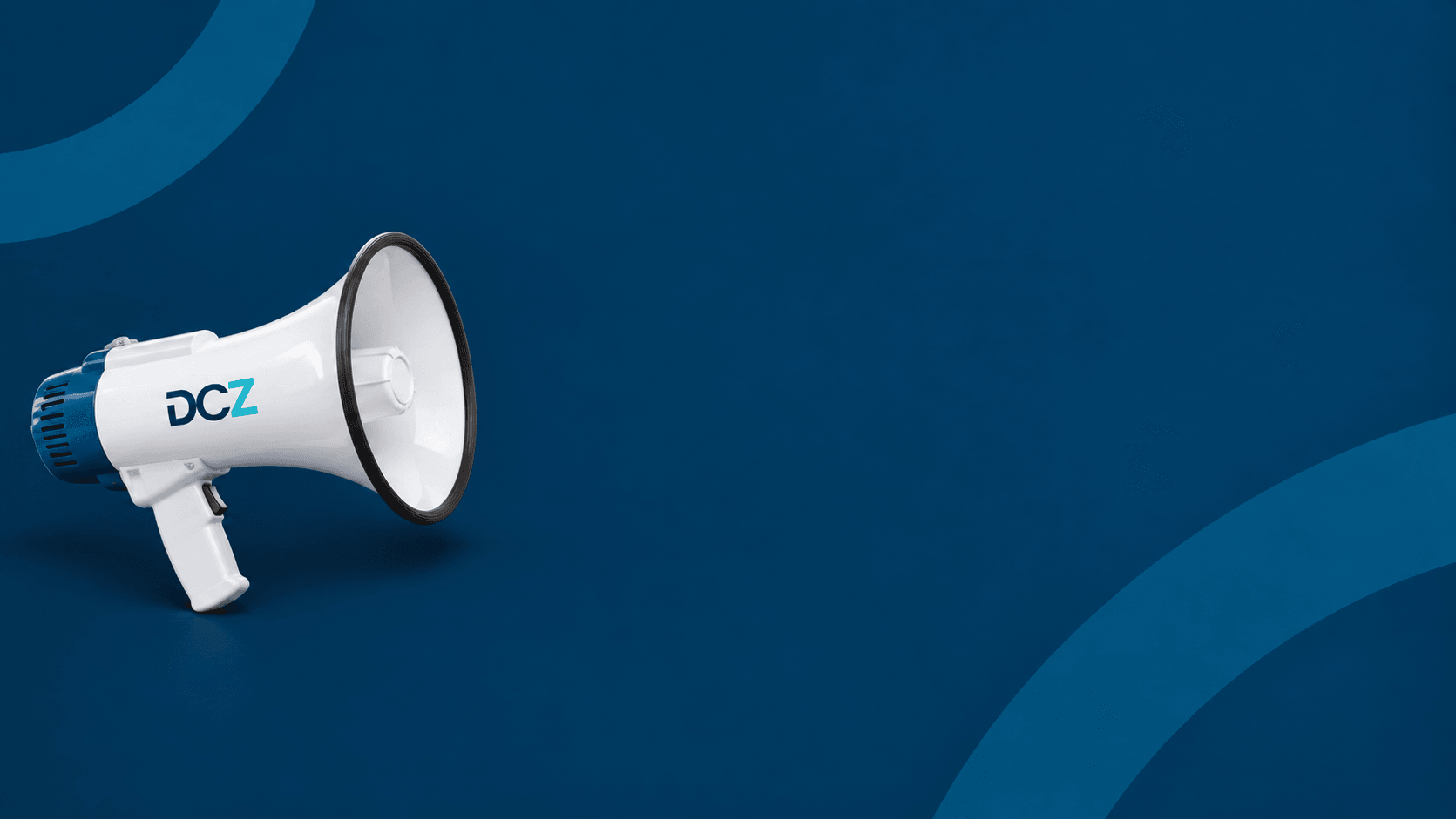 Dot Com Zambia megaphone announcement banner